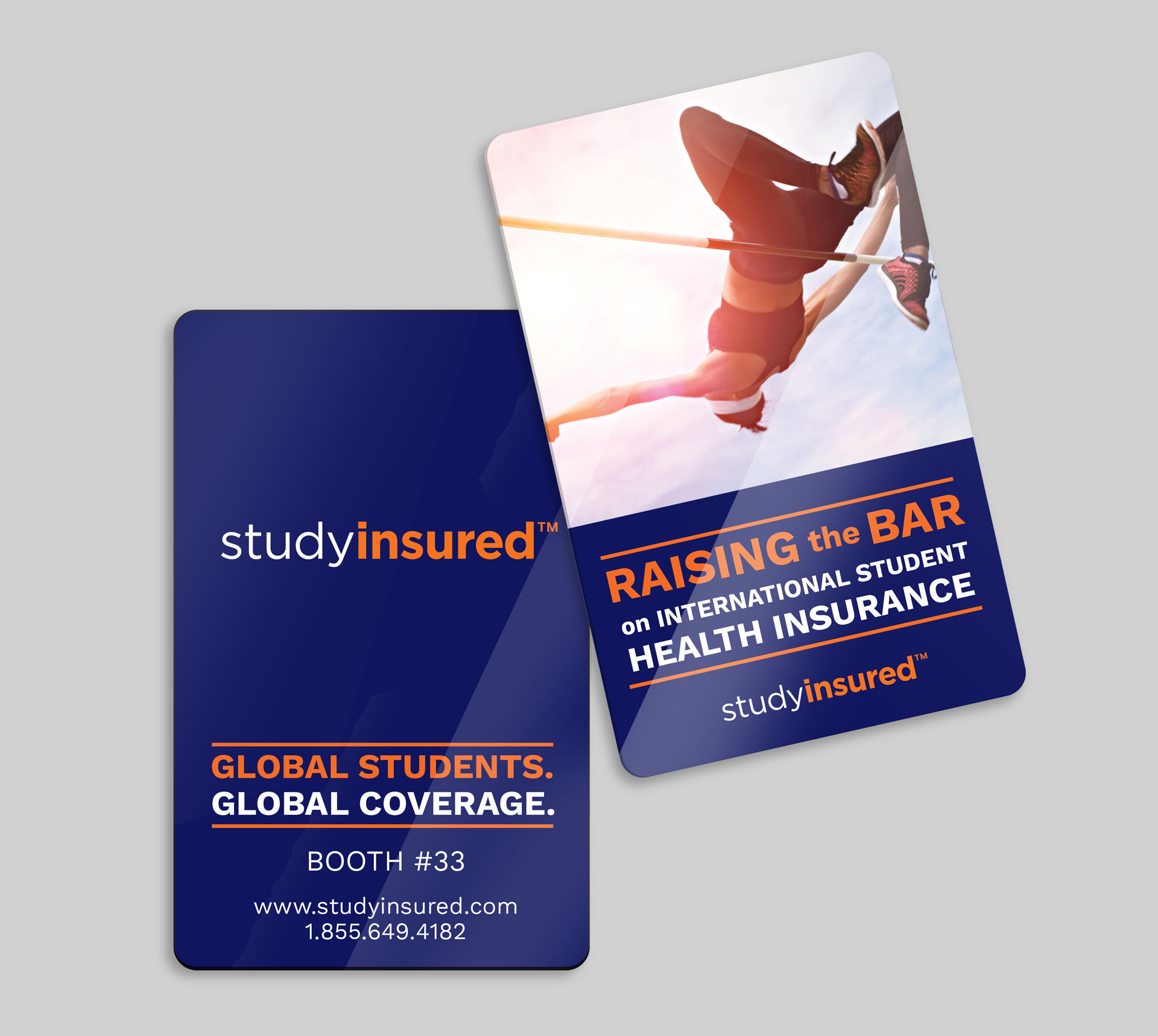 StudyInsured branded hotel key card